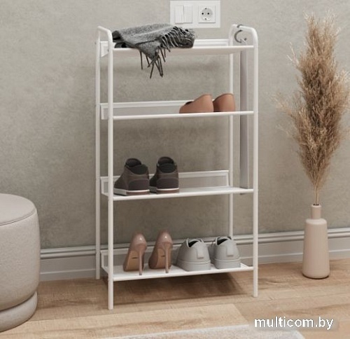 Полка для обуви ЗМИ Женева 14 ПДОЖ14 (белый)