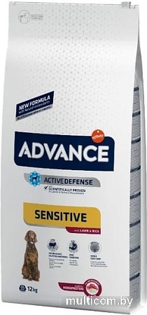 Корм для собак Advance Sensitive Lamb & Rice 12 кг