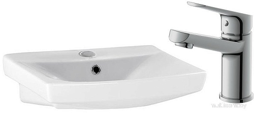 Умывальник Cersanit Carina 50 S-UM-CAR50/1 + 63034