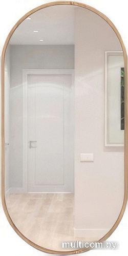 Зеркало eMZe Color Oval 50x100 COLOR.50.100.KRD (красное дерево)