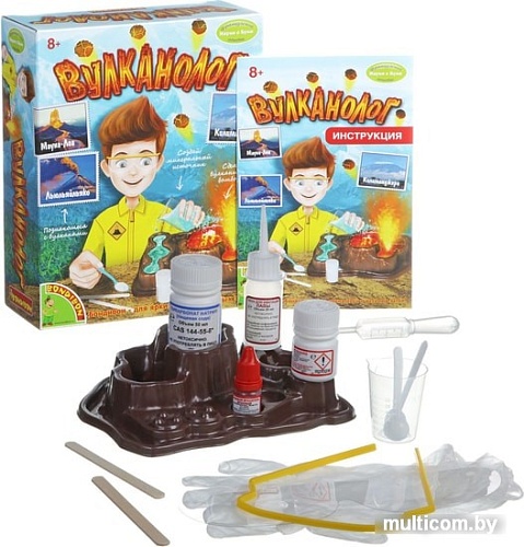 Набор для опытов Bondibon Науки с Буки Вулканолог ВВ1342