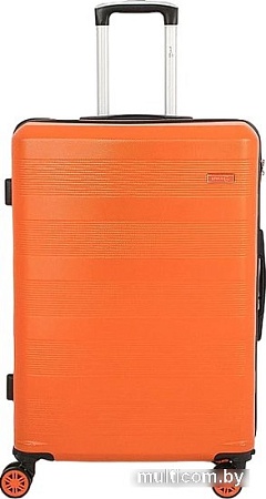 Чемодан-спиннер Grott 321-591/5-25 (оранжевый/коричневый)