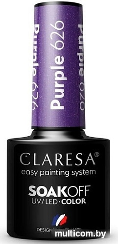 Гель-лак Claresa Hybrid Purple 626 5 мл
