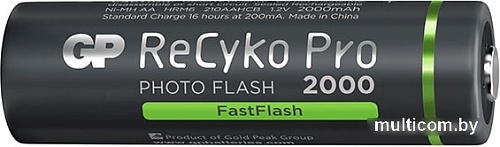 Аккумулятор GP ReCyko Pro AA 2000mAh 4 шт.