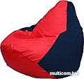 Кресло-мешок Flagman Груша Медиум Г1.1-234 (красный/тёмно-синий)