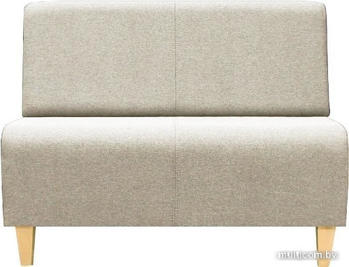 Диван Brioli РудиД двухместный (рогожка, J1 кремовый)