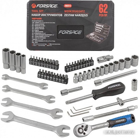 Универсальный набор инструментов FORSAGE F-2622-5 (62 предмета)