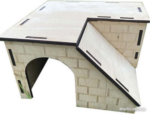 Домик ЭкоКомфорт для хомяков Д-01 (цвет в ассортименте)