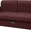 Диван Сириус Лидер-1 ППУ 185x110 (Eva 15 велюр темно-бордовый)
