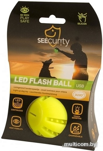Игрушка для собак Duvo Plus Мяч светящийся 10639/DV