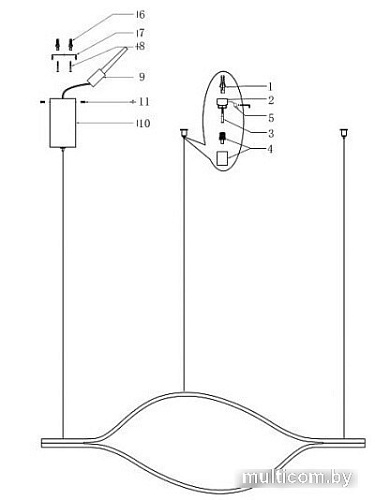 Подвесная люстра ImperiumLoft 1493221-49 149481-49