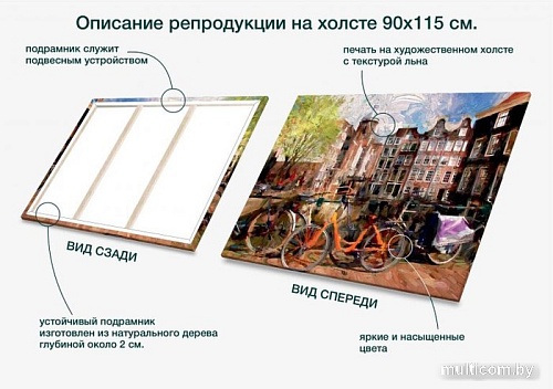 Картина Stamprint Амстердам АT006 (90x115)