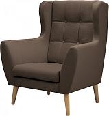 Интерьерное кресло Mio Tesoro Фиджи (Velutto 23/натуральное дерево)