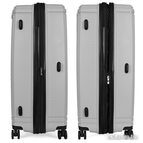 Чемодан-спиннер Fabretti EN9530-28-3 76 см (серый)