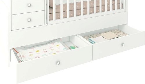 Кроватка-трансформер Фея 1414 (белый)