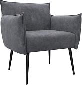 Интерьерное кресло Лига диванов Лига-083 132323 (велюр Brut 16 темно-серый)