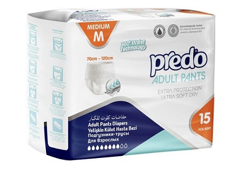 Трусы-подгузники для взрослых Predo abult Medium ADP-103 (15 шт)
