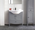 Belux Тумба под умывальник Афины Н 85-01 (30, железный серый матовый)