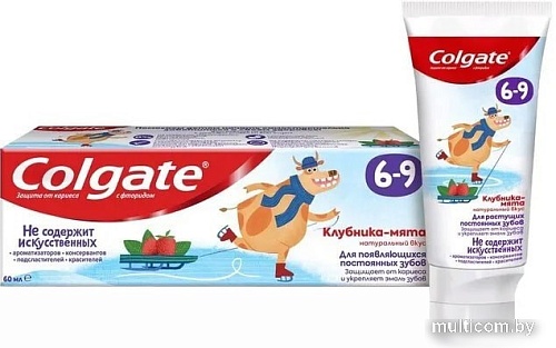 Зубная паста Colgate Клубника и мята 60 мл