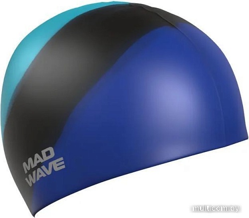 Шапочка для плавания Mad Wave Multi Adult (синий)