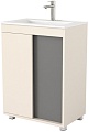 Дабер Тумба под умывальник 013 WeltWasser Deilbach 7517-60 Т13.6W.0.19 (бежевый/серый)