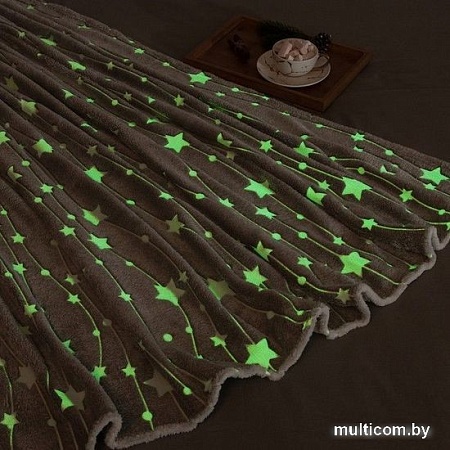 Плед Этель Звездное небо 7880899 200x220 (светящийся в темноте)