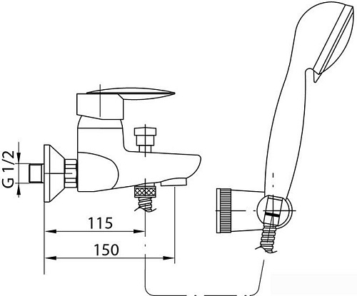 Смеситель Valvex DELTA 2450030