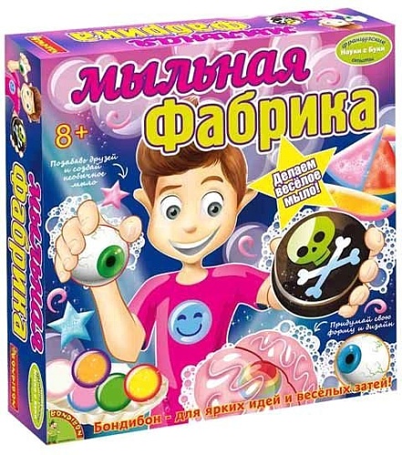 Набор для опытов Bondibon Науки с Буки Мыльная фабрика ВВ1122