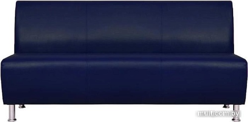 Диван Brioli Руди трехместный (экокожа, L18 синий)