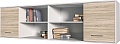 Шкаф распашной Интерлиния Innova H07 (дуб сонома/белый)