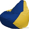 Кресло-мешок Flagman Груша Макси Г2.1-128 (синий/жёлтый)