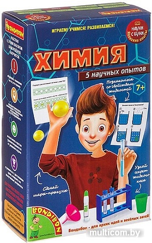 Набор для опытов Bondibon Науки с Буки Химия ВВ3205