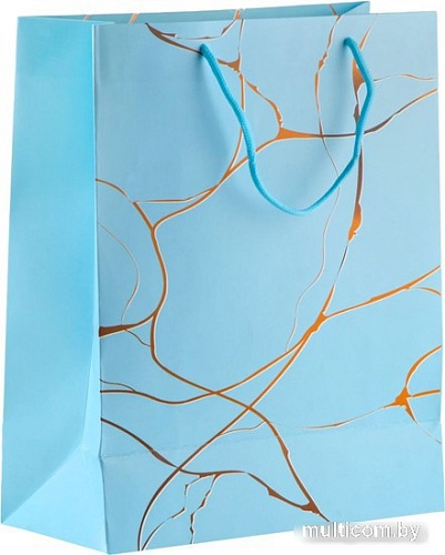 Пакет подарочный Perfecto Linea Amelia 47-322601 (голубой)