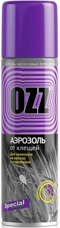 Аэрозоль от насекомых Ozz от клещей 020603 020606 (150 мл)