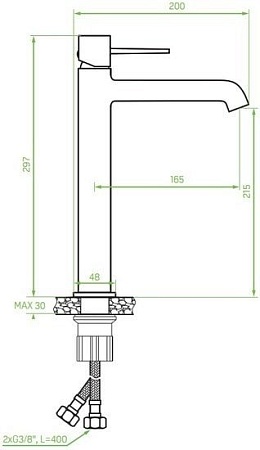Смеситель Laveo Pola BAP 72ND