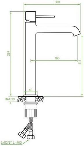 Смеситель Laveo Pola BAP 72ND