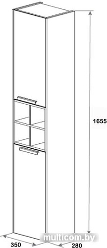 Roca Шкаф-пенал Lago 857297444