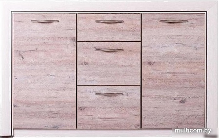 Комод Anrex Olivia 2D3S (вудлайн кремовый/дуб анакона)