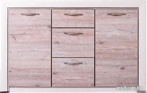 Комод Anrex Olivia 2D3S (вудлайн кремовый/дуб анакона)