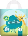 Подгузники Lovular Giraffe NB 0-4 кг 429703 (26 шт)