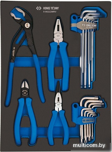 Набор пассатижей King Tony 9-90222MRV (22 предмета)