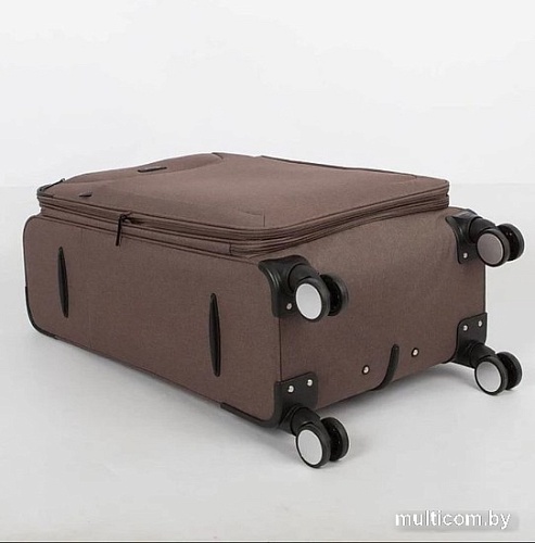 Чемодан-спиннер Grott 338-1001/3-28 (коричневый)
