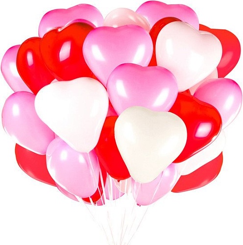 Набор воздушных шаров Золотая сказка 105008 (50 шт, 3 цв)