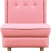 Интерьерное кресло Brioli Диди (рогожка, J11 розовый/светлые ножки)