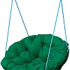 Подвесное кресло M-Group Папасан 12039904 (зеленая подушка)