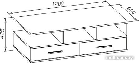 Журнальный столик Сокол СЖ-9 (белый)