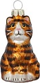 Елочная игрушка Inge's Christmas Figural Glass Ornaments. Кот 64865H120
