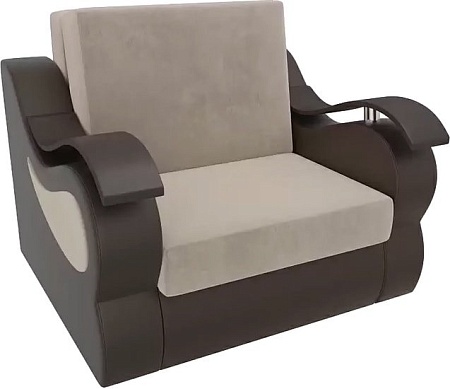 Кресло-кровать Mebelico Меркурий 105481 60 см (бежевый/коричневый)