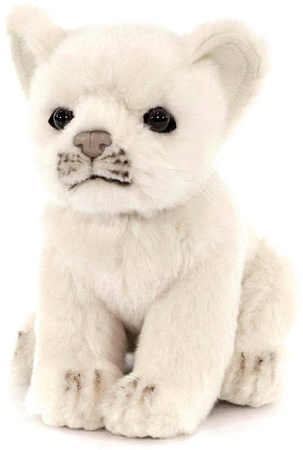 Классическая игрушка Hansa Сreation Львенок белый 7291 (17 см)