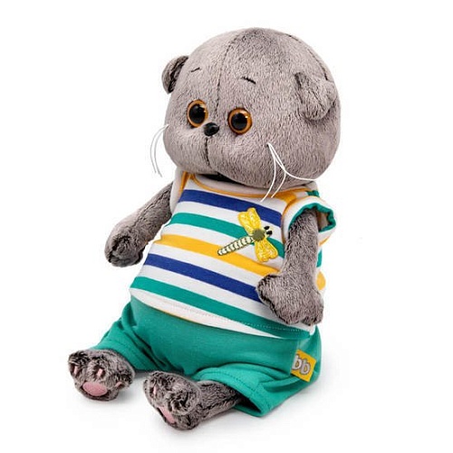 Классическая игрушка BUDI BASA Collection Басик Baby в костюмчике со стрекозой BB-118 (20 см)